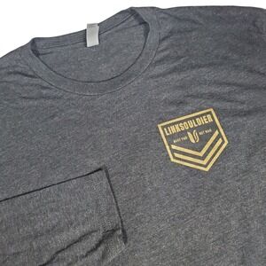 Linksoul Long Sleeve Crewneck Shirt Men L Black Linksouldier Mens Black Golf New